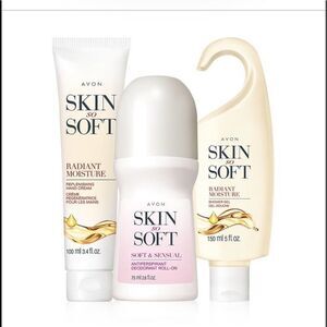 Skin So Soft Radiant Moisture Refresh Trio.